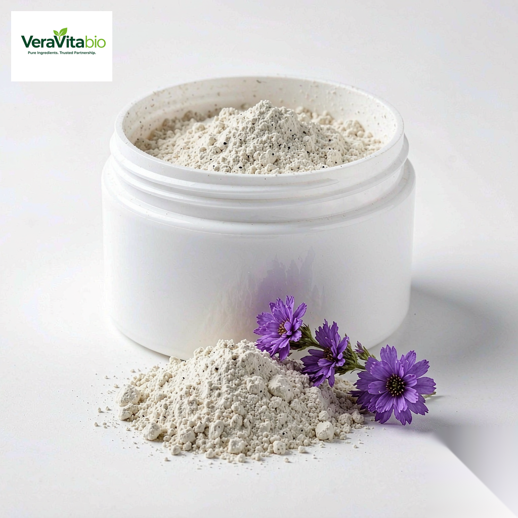 Bakuchiol powder in a white jar - VeraVitabio