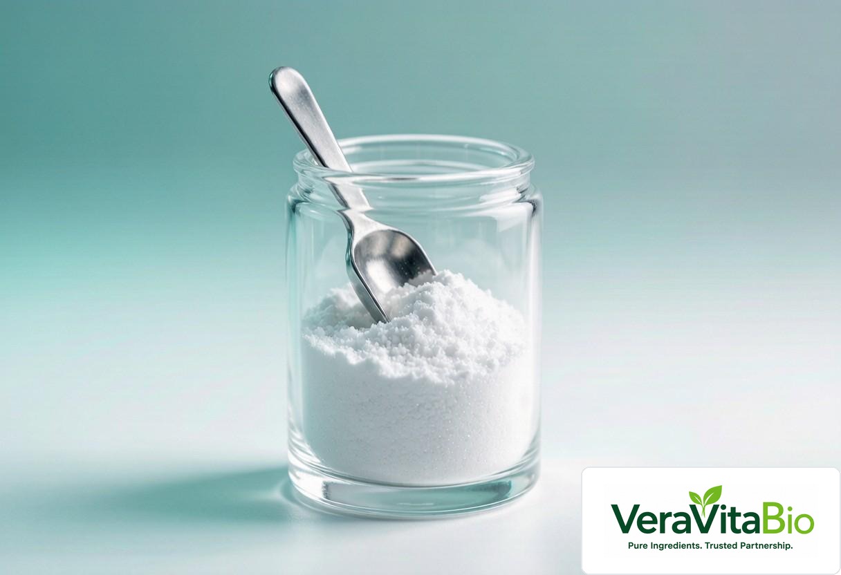 NMN pure powder in laboratory vial